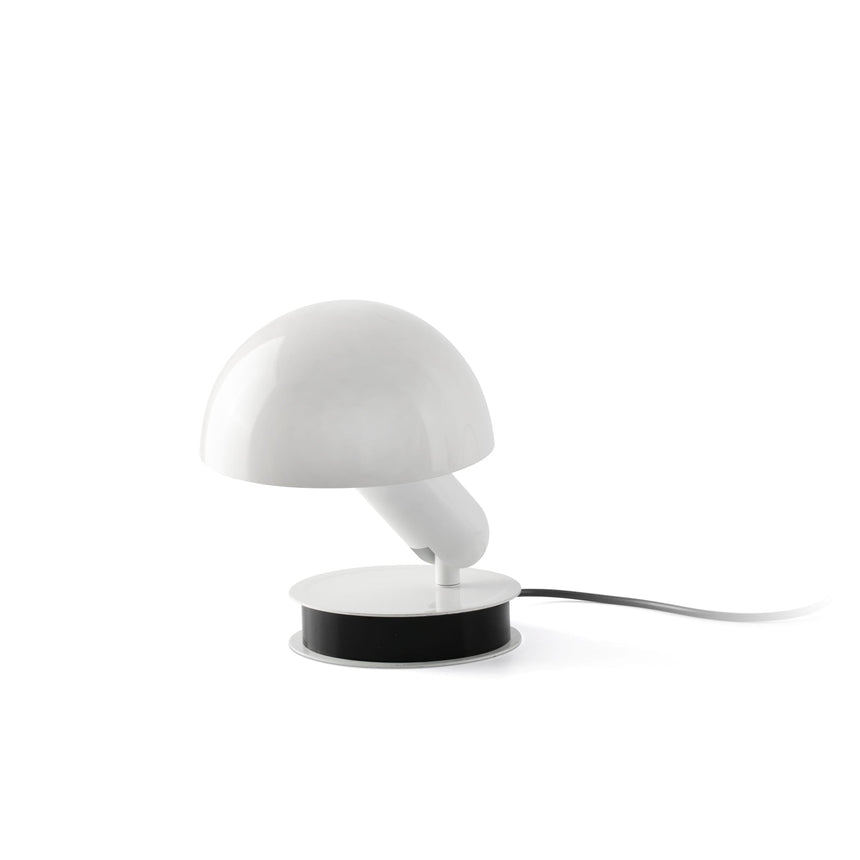 Lámpara de mesa Faro Bela E27 blanco brillo — ref. 56101 (1)