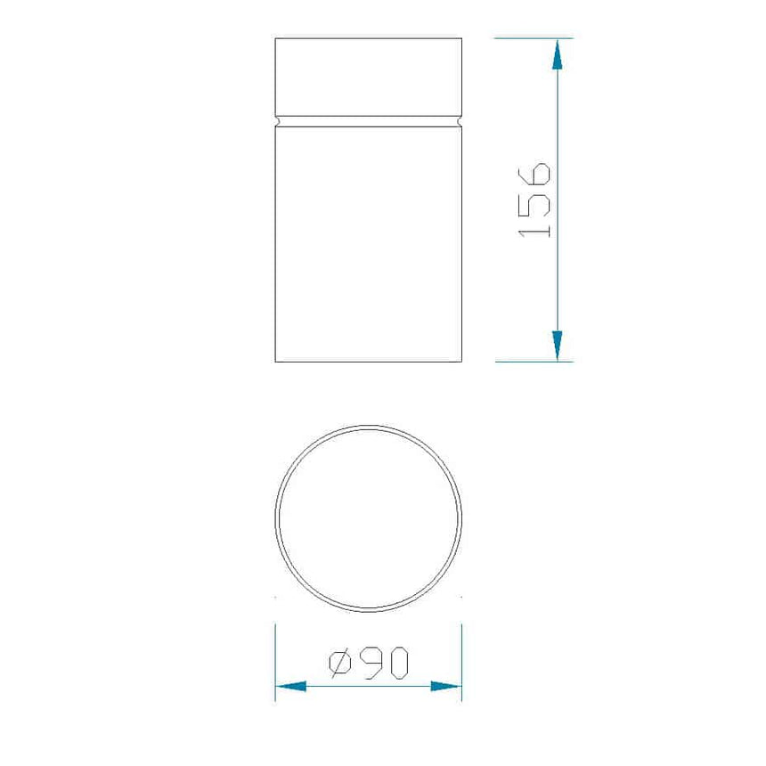 Plano de medidas - Mantra Lámpara plata 5629