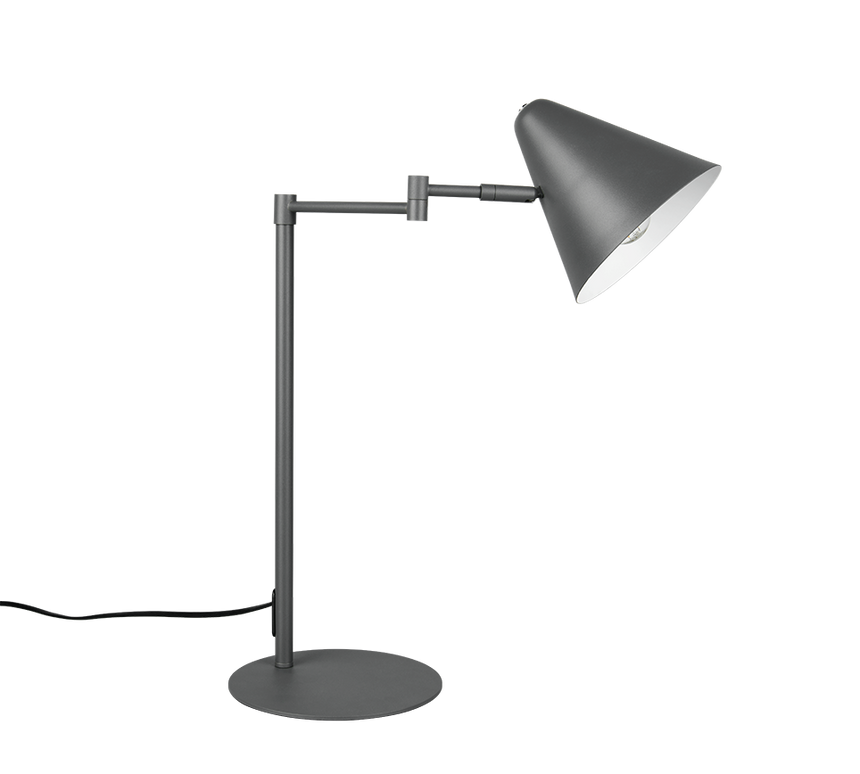 Lámpara de sobremesa Trio Cosima LED antracita 2700K 50,5cm 563900142