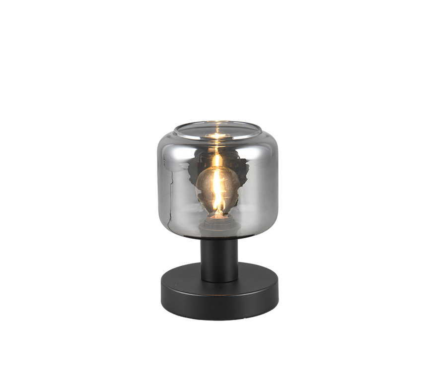 Lámpara de sobremesa Trio Mataro LED negro mate 3000K 564100132