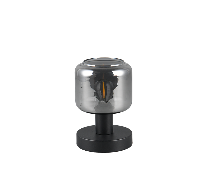 Lámpara de sobremesa Trio Mataro LED negro mate 3000K 564100132