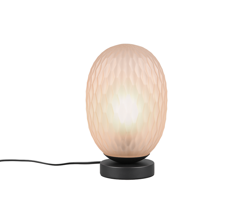 Lámpara de sobremesa Trio Facette LED amber-colored 2700K 564200113