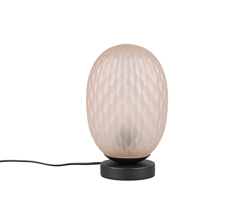 Lámpara de sobremesa Trio Facette LED amber-colored 2700K 564200113