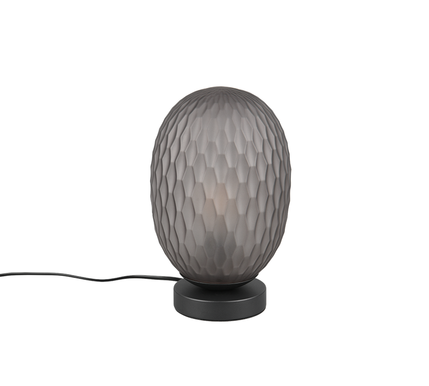 Lámpara de sobremesa Trio Facette LED negro mate 2700K 564200154