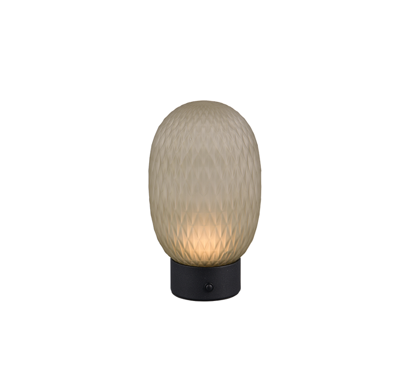 Lámpara de sobremesa Trio Facette LED green táctil 3000K 564210115