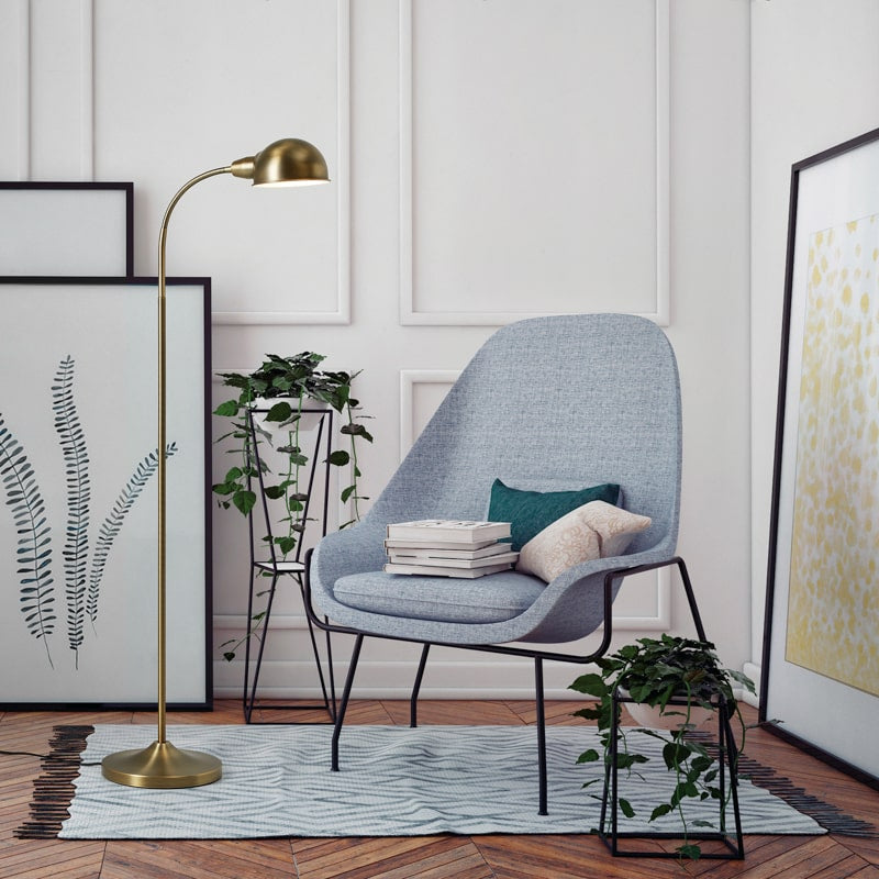 MDC PEP 566863521 Matte chrome floor lamp E27 20W