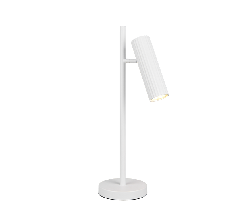 Lámpara de sobremesa Trio Soka LED blanco mate 3000K 50cm 567700131