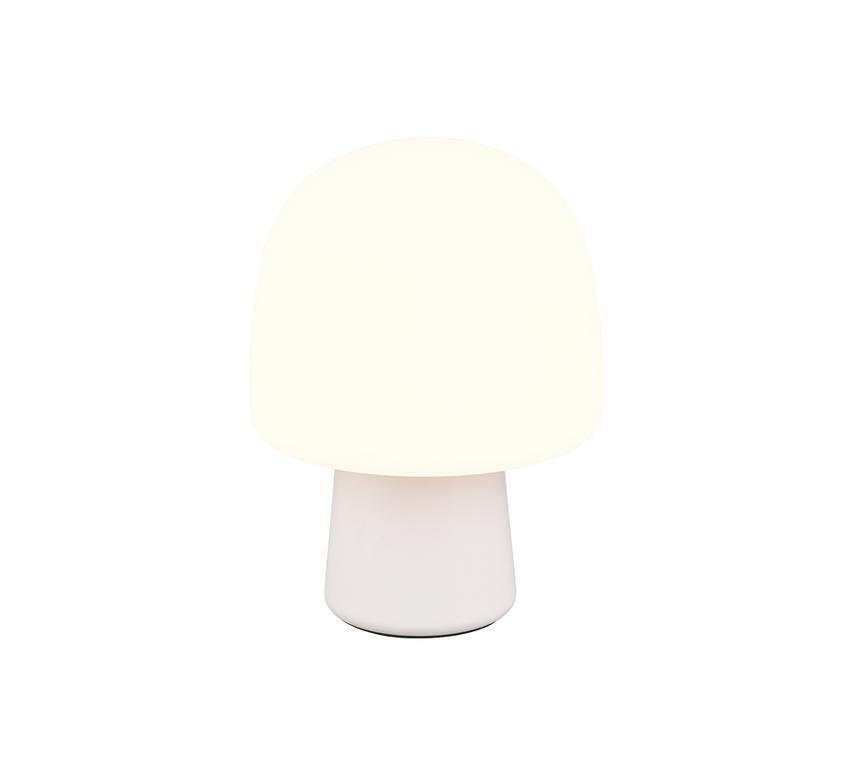 Lámpara de sobremesa Trio Steen gris cálido 568200176 - vista 5