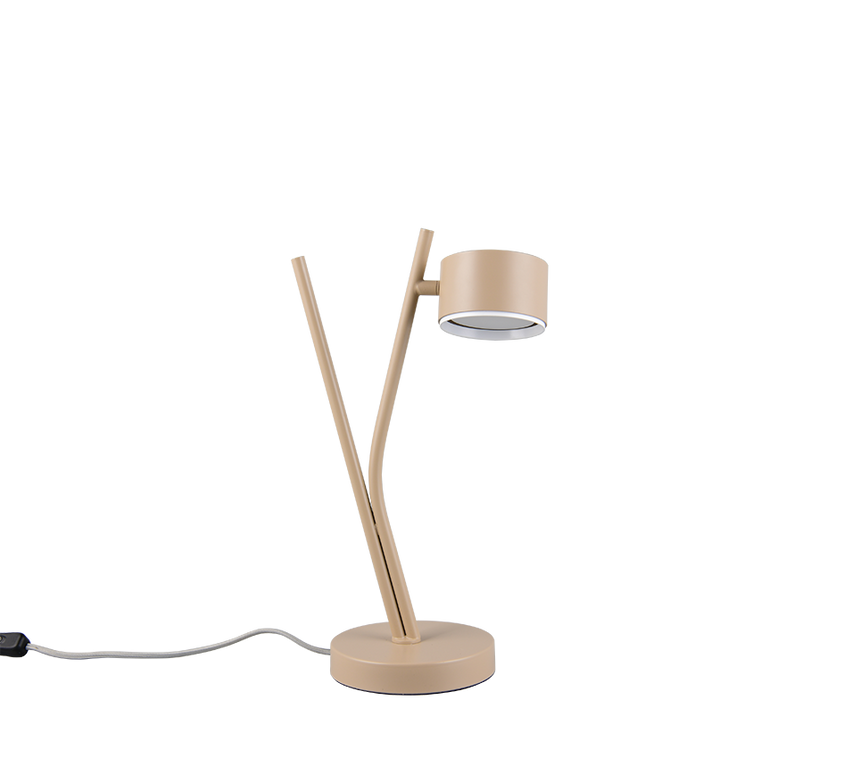 Lámpara de sobremesa Trio Coda LED warm beige 2700K 37,5cm 569000143