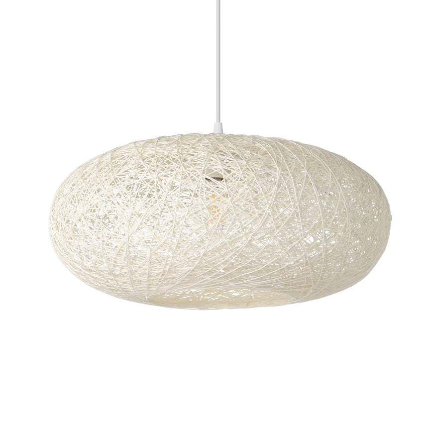 COLGANTE CAMPILO RATAN BLANCO
