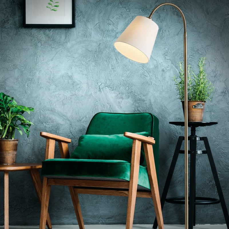 MDC LOLA 571103541 Matte chrome floor lamp 1xE27