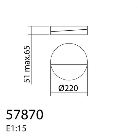 MDC GIR 578709102 Aplique LED 10W cálido 3000K