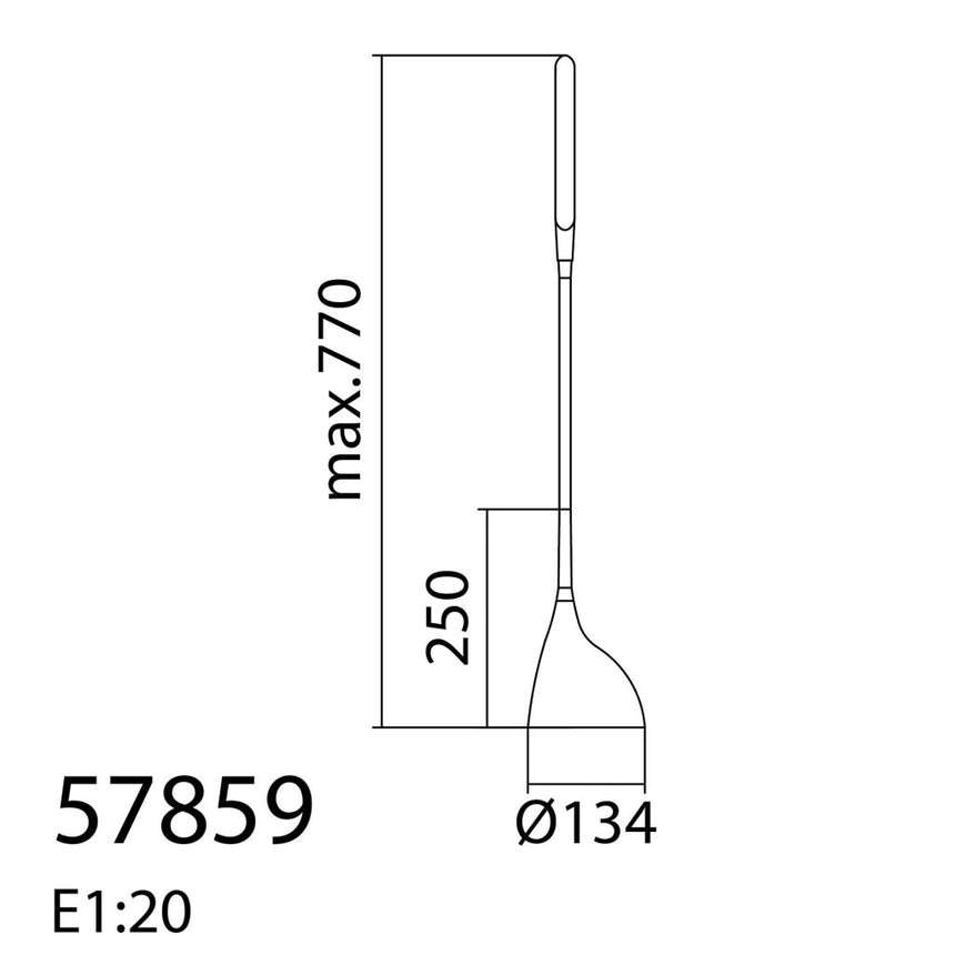 MDC ROBIN 578599102 Flexo LED 10W 4000K Negro