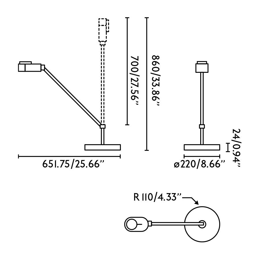 Faro INVITING White table lamp 57312