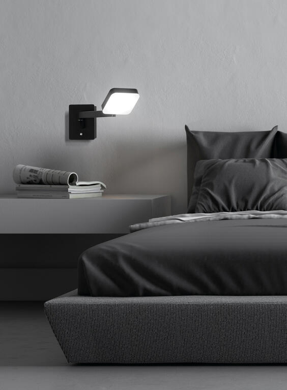 Aplique de pared MDC Finess LED níquel 3000K 6W 574039702