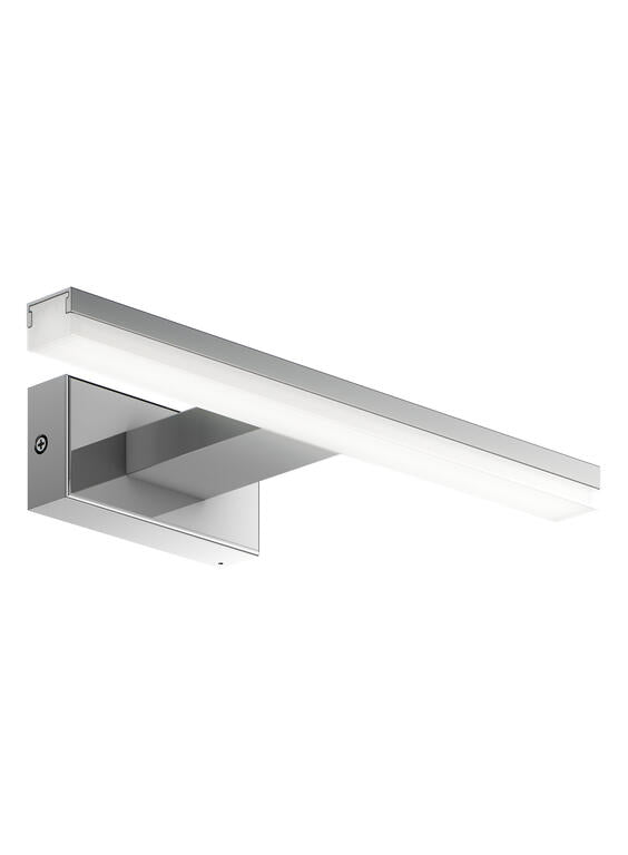Aplique de pared MDC Tiwall LED cromo 3000K IP44 8W 575963009