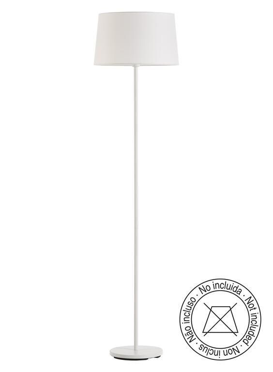 Lámpara de pie MDC Roomer E27 blanco IP20 576808121