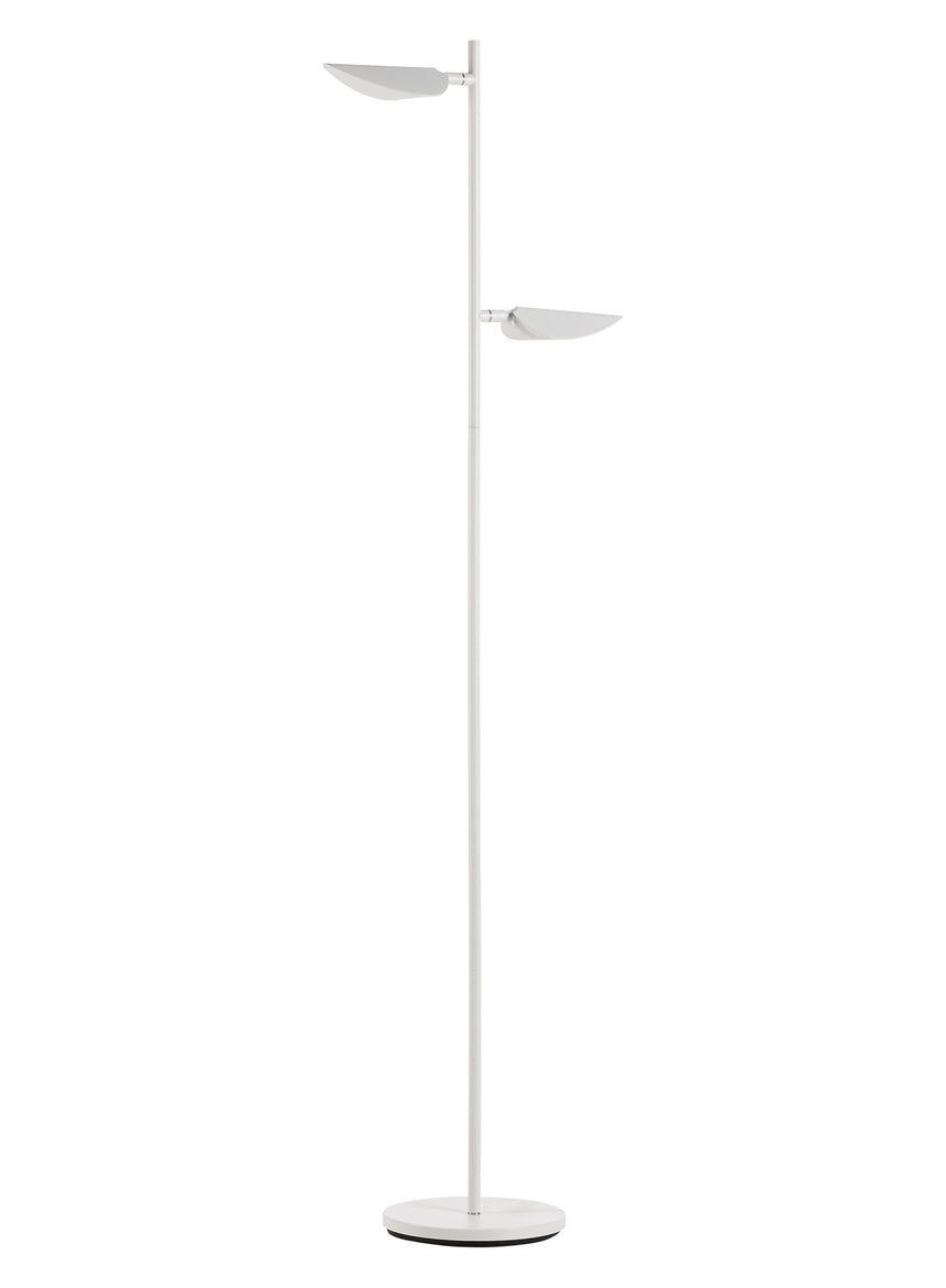 Lámpara de pie de salón MDC Senda LED 2 luces negro 3000K 14W 577809102