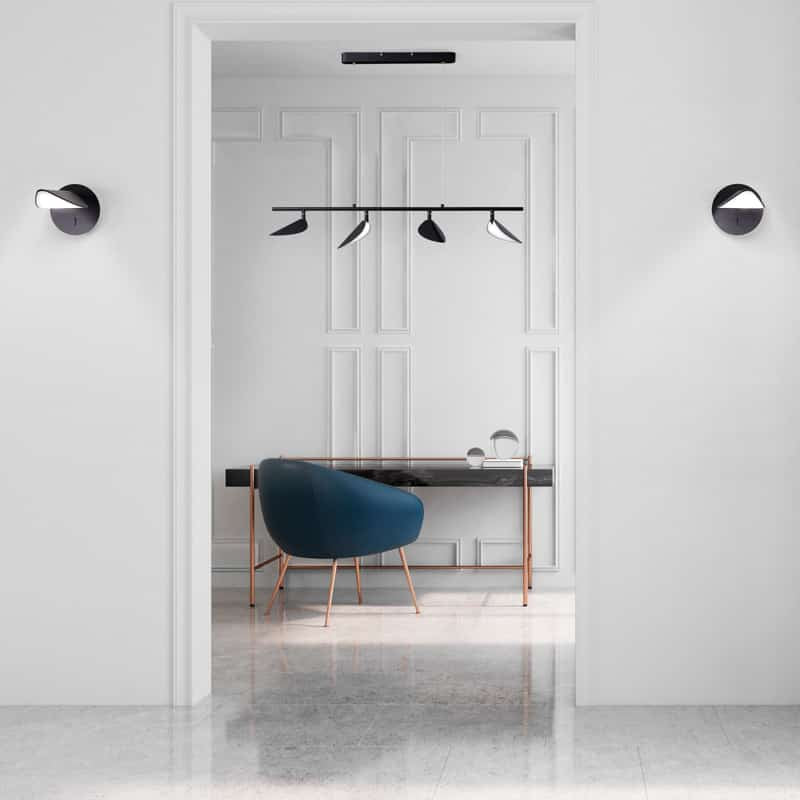 MDC SENDA 577829102 Matte Black LED Wall Lamp