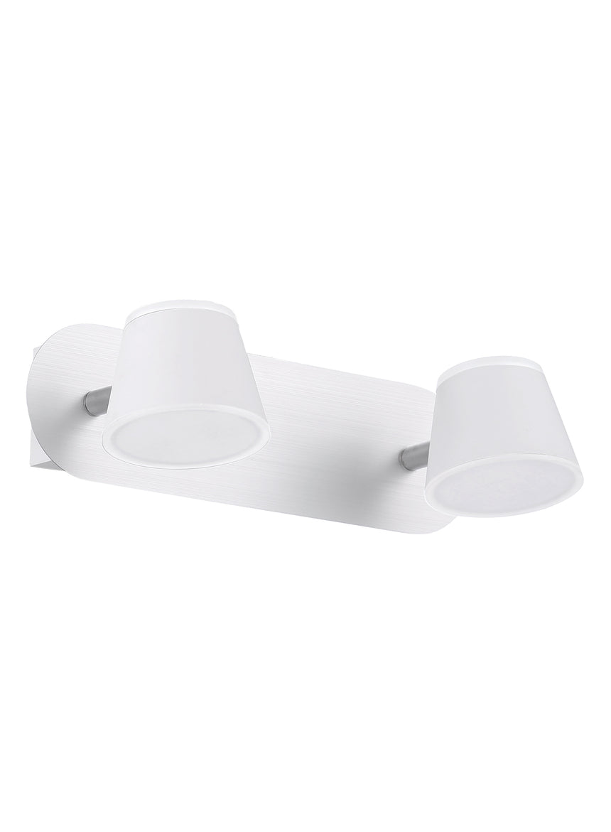 Foco de superficie MDC cairo LED 2 luces blanco 3000K 5W 579018102