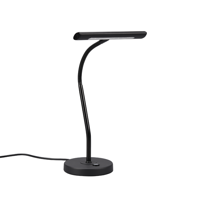 Flexo de sobremesa Trio Curtis LED negro mate táctil 3000K 579790132