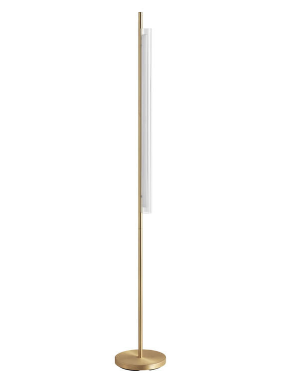 Lámpara de pie MDC Oslo LED latón mate 3000K regulable IP20 20W 580506102