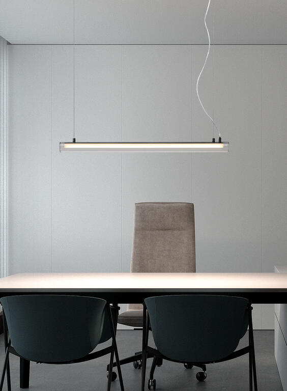 Lámpara colgante MDC Oslo LED latón mate 3000K regulable IP20 32W 580556102