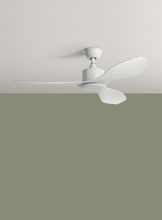 Ventilador de techo MDC Riga blanco 3 palas motor DC Ø120cm 588568109