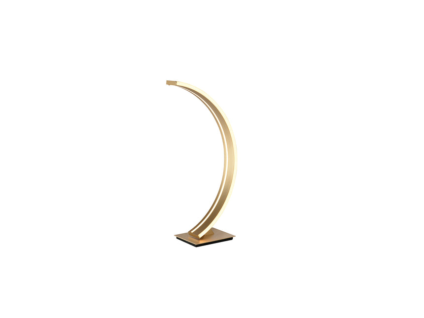 Lámpara de sobremesa Schuller Arcus LED oro 3000K 49cm
