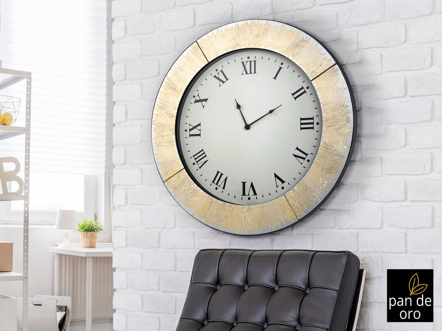 Reloj de pared Schuller Aurora pan de oro y negro 59342 - vista 2