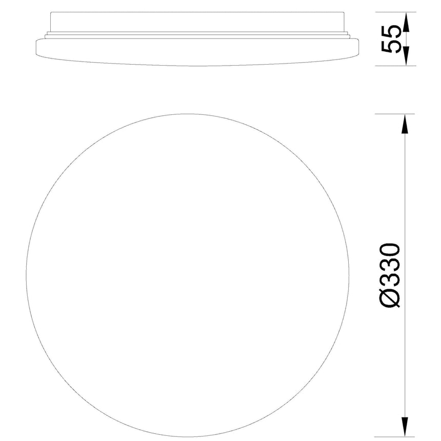 Mantra Zero Smart Plafón LED blanco 33cm 5948