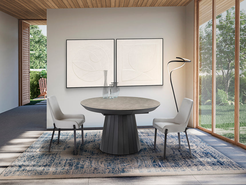 Schuller Koria Dining Table Stone/Black 599214