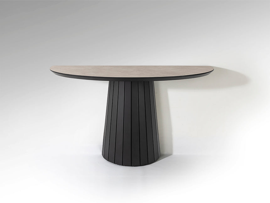 Consola Schuller Koria negro y piedra 130x80cm 599481 - vista alternativa