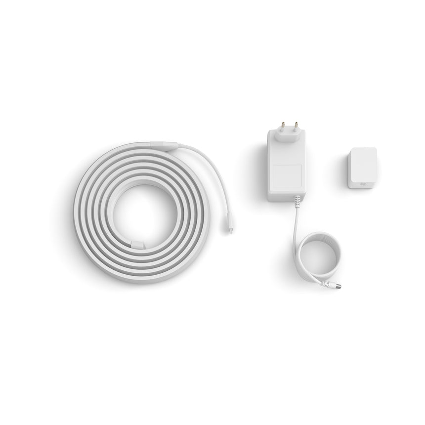 Philips Hue White and Color Ambiance Tira LED omniglow ledstrip blanco RGBW 40W 87211