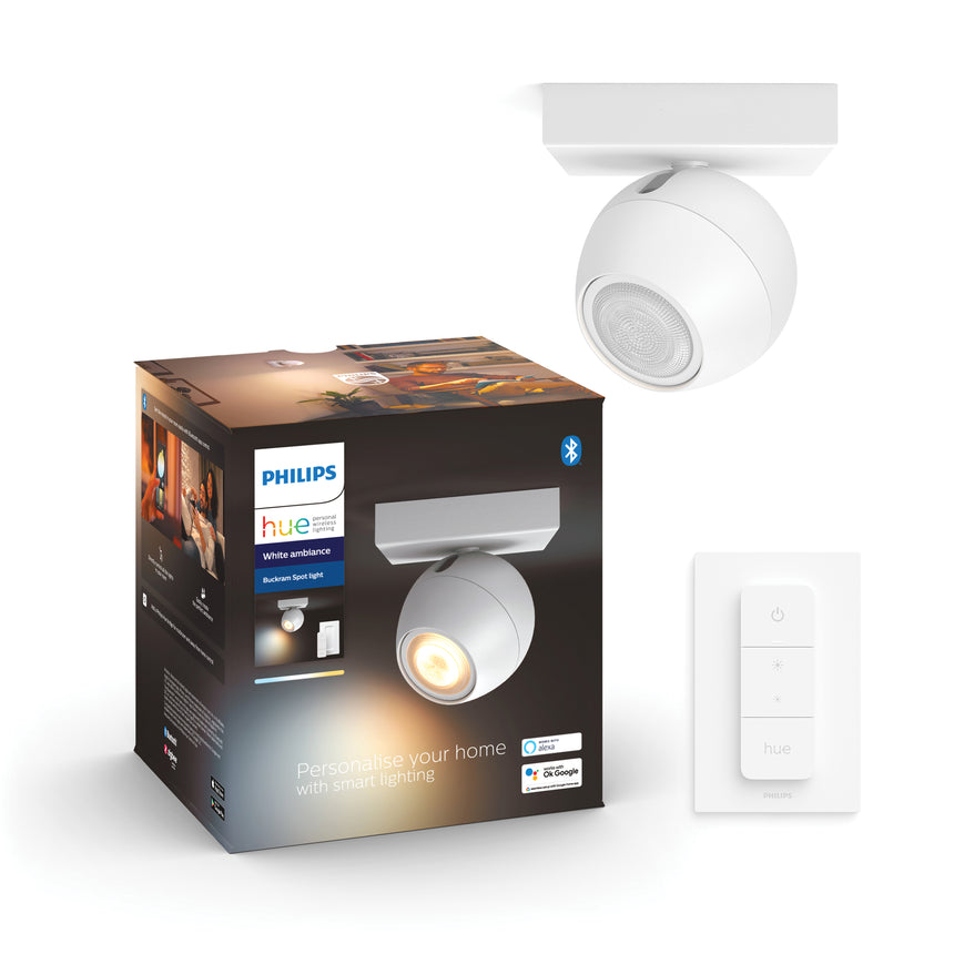 Philips Hue Foco Buckram blanco White Ambiance 5W 350lm 33922400