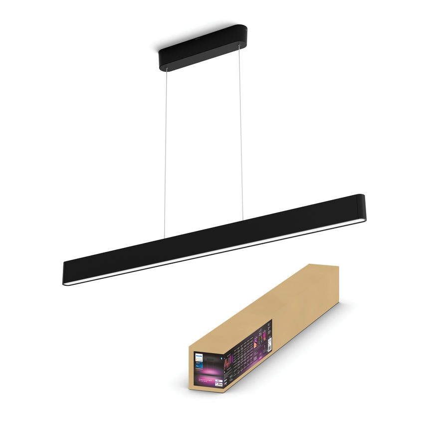 Philips Hue White and Color Ambiance Lámpara colgante Ensis negro RGBW 79W 871951434336800