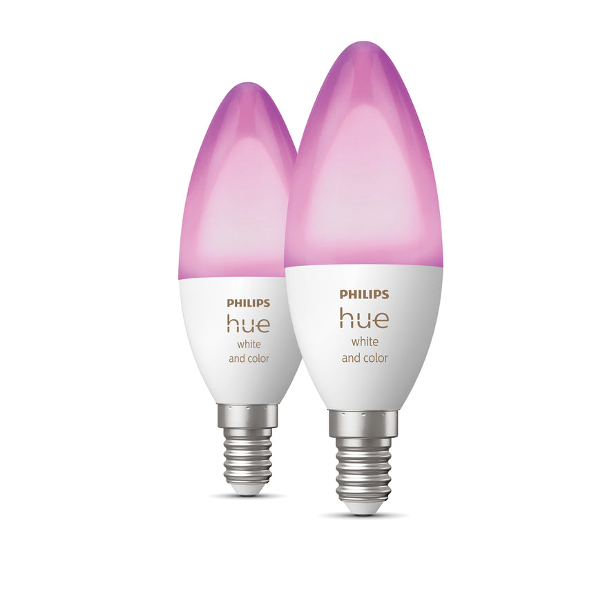 Philips Hue White and Color Ambiance Bombilla RGBW E14 5W 871951435671900 470lm - vista alternativa