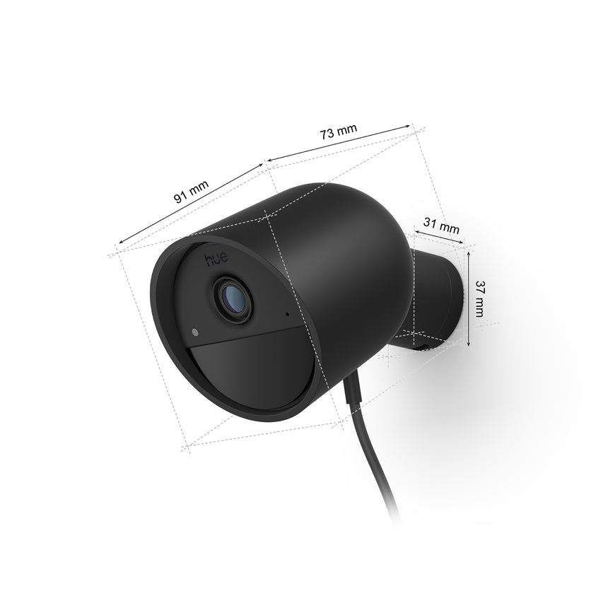Philips Hue Security Cámara inteligente Secure negro IP65 8721103045027 - imagen 6