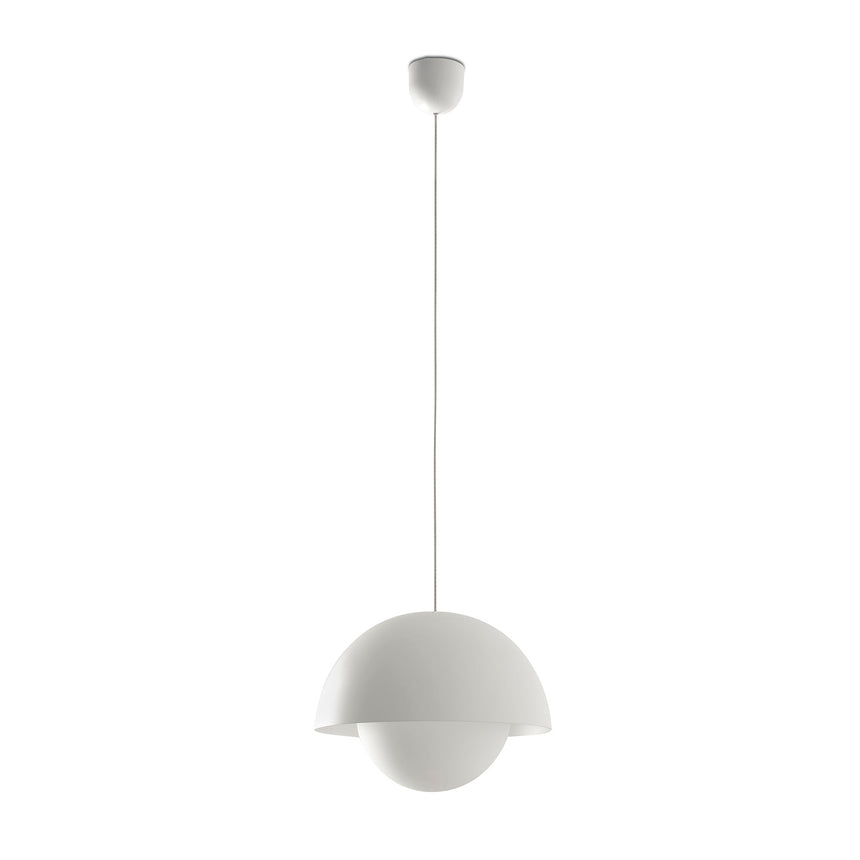 Lámpara de techo colgante Faro Marisol LED 2700K regulable Ø30cm blanco mate — ref. 60012 (1)