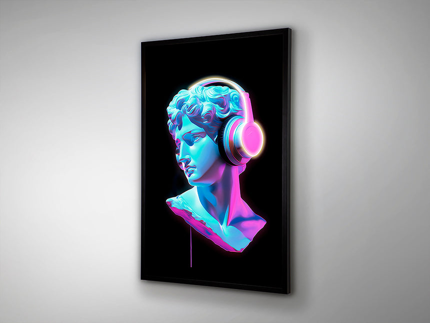 Cuadro con luz LED Schuller Busto negro 80x120cm 601948 - vista 4