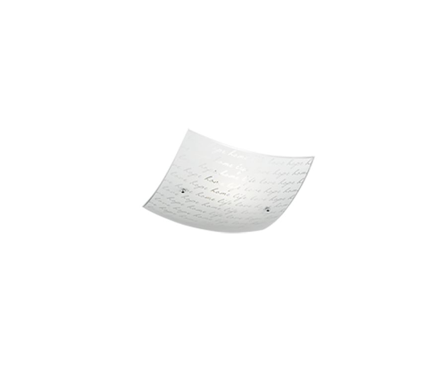 Plafón de techo Trio Signa blanco 30cm 602500101