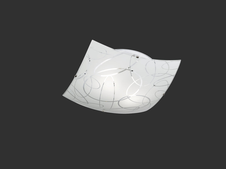 Trio Spirelli white metal ceiling light 604400201