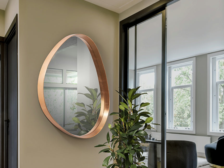 Espejo Schuller Julie oro rosa y pan de 89x109cm 607216
