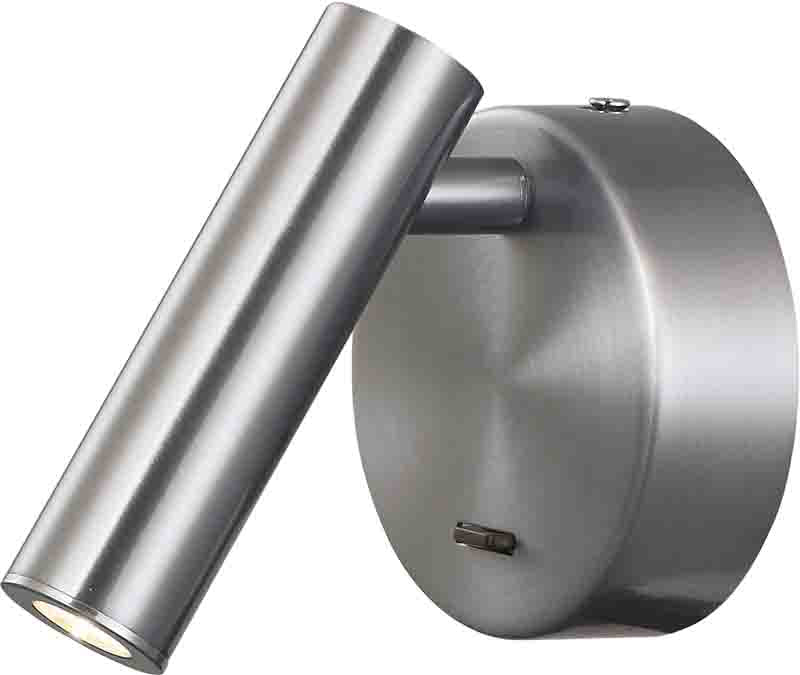 Mantra Prea Gray LED Reader Wall Light 6076