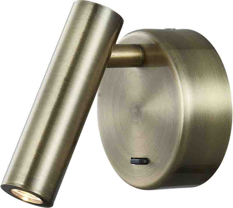 Mantra Prea Aplique Lector LED dorado, cobrizo 6077