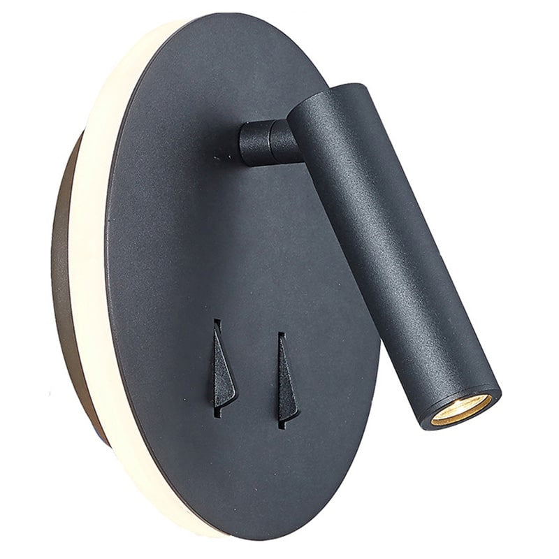 Mantra Cayman Aplique LED negro 6083