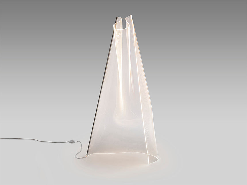 Lámpara de pie de salón Schuller Velos LED cromo 3000K 140cm 608329 - imagen 5