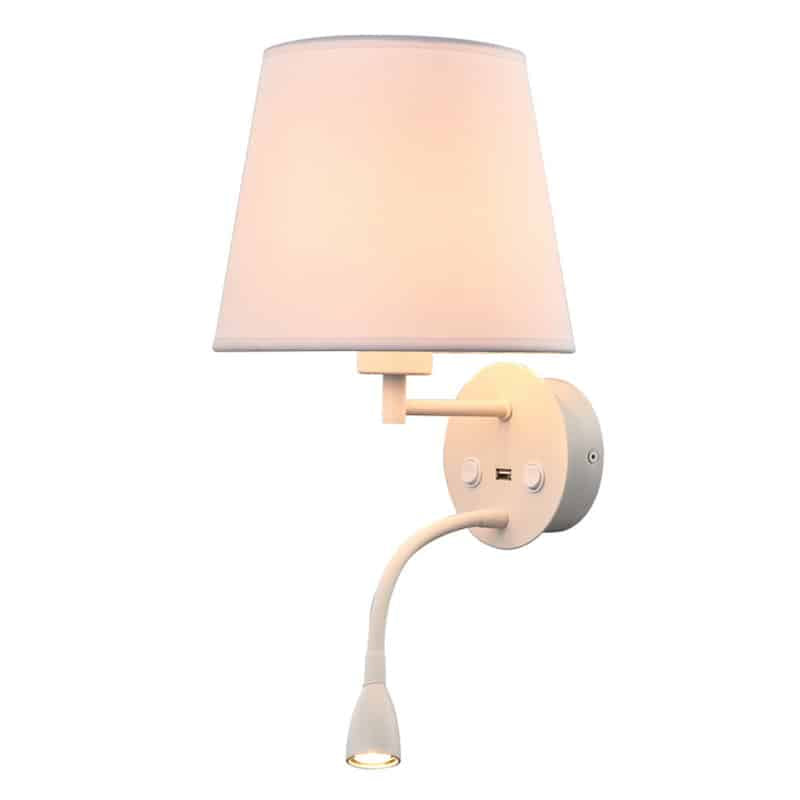 Mantra Caicos Lámpara de pared aplique blanco mate 6091