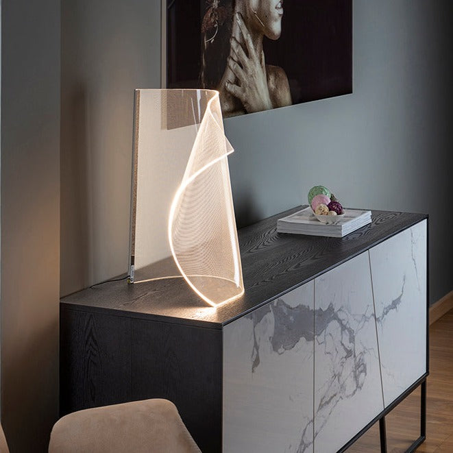 Schuller Velos II Table Lamp Chrome 609425N