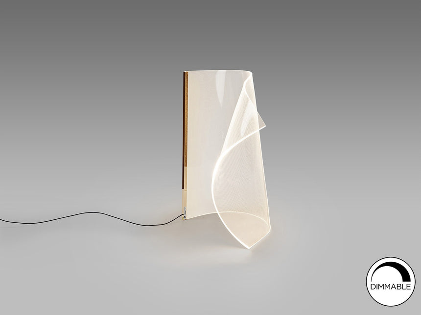 Lámpara de sobremesa Schuller Velos LED oro rosa 3000K 50cm vista 3